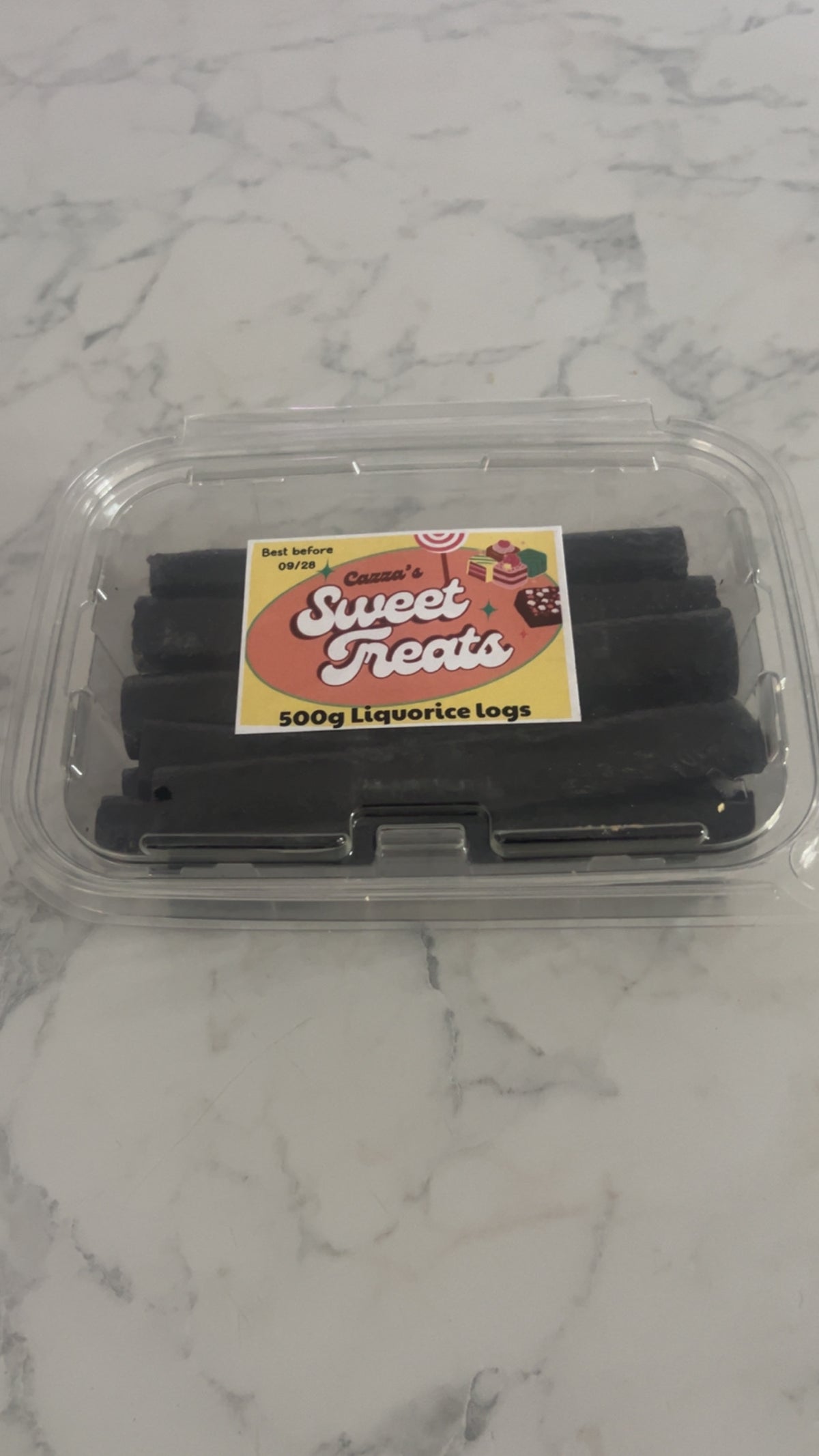 Liquorice logs 500g
