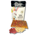 Cashew Brittle with freeze dried raspberries and milk chocolate 200g (Pre order arriving 16/9)