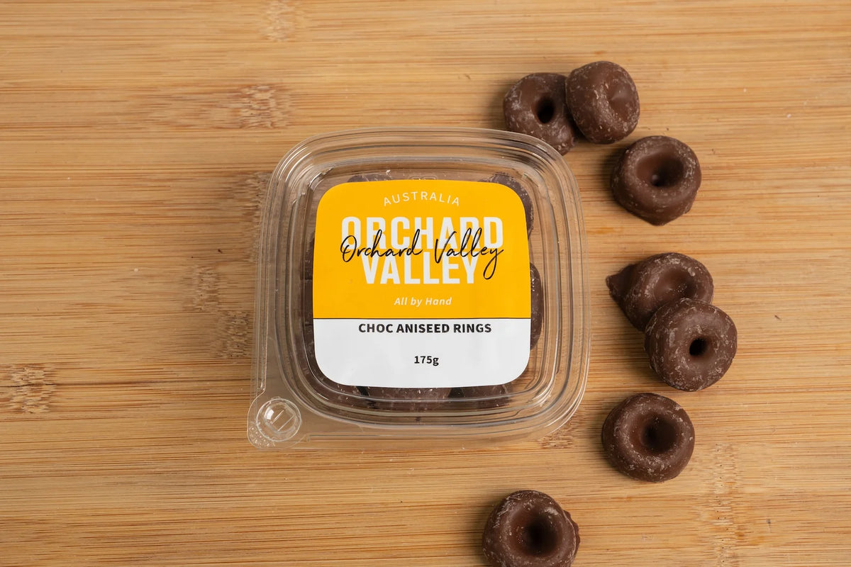 Milk Chocolate Aniseed Rings 175g