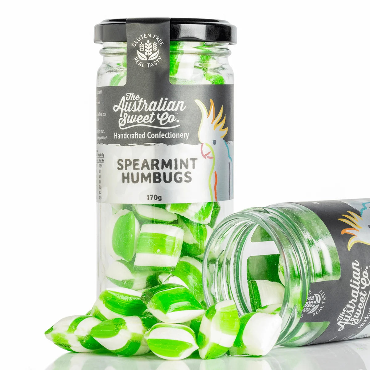 Spearmint Humbugs 170g (Pre Order arriving 16/9)