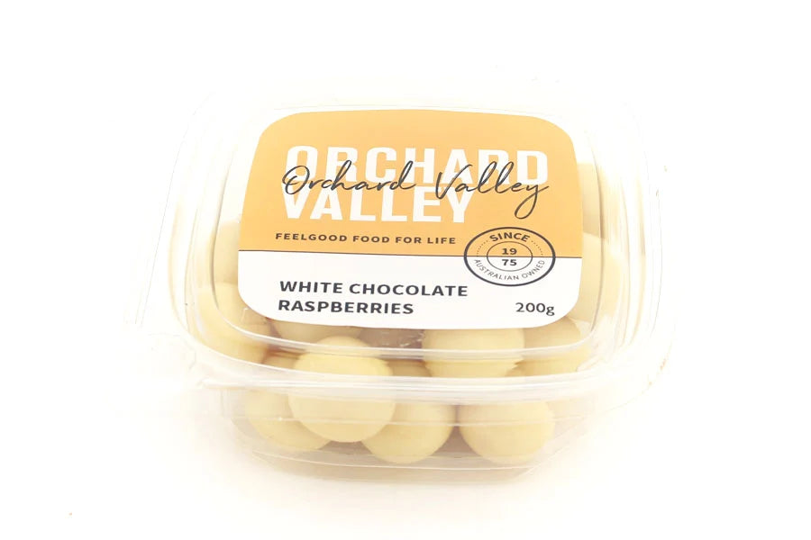 White Chocolate Raspberries